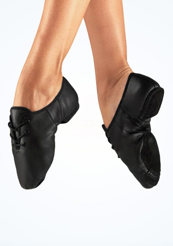 Split Sole Black Jazz Shoe