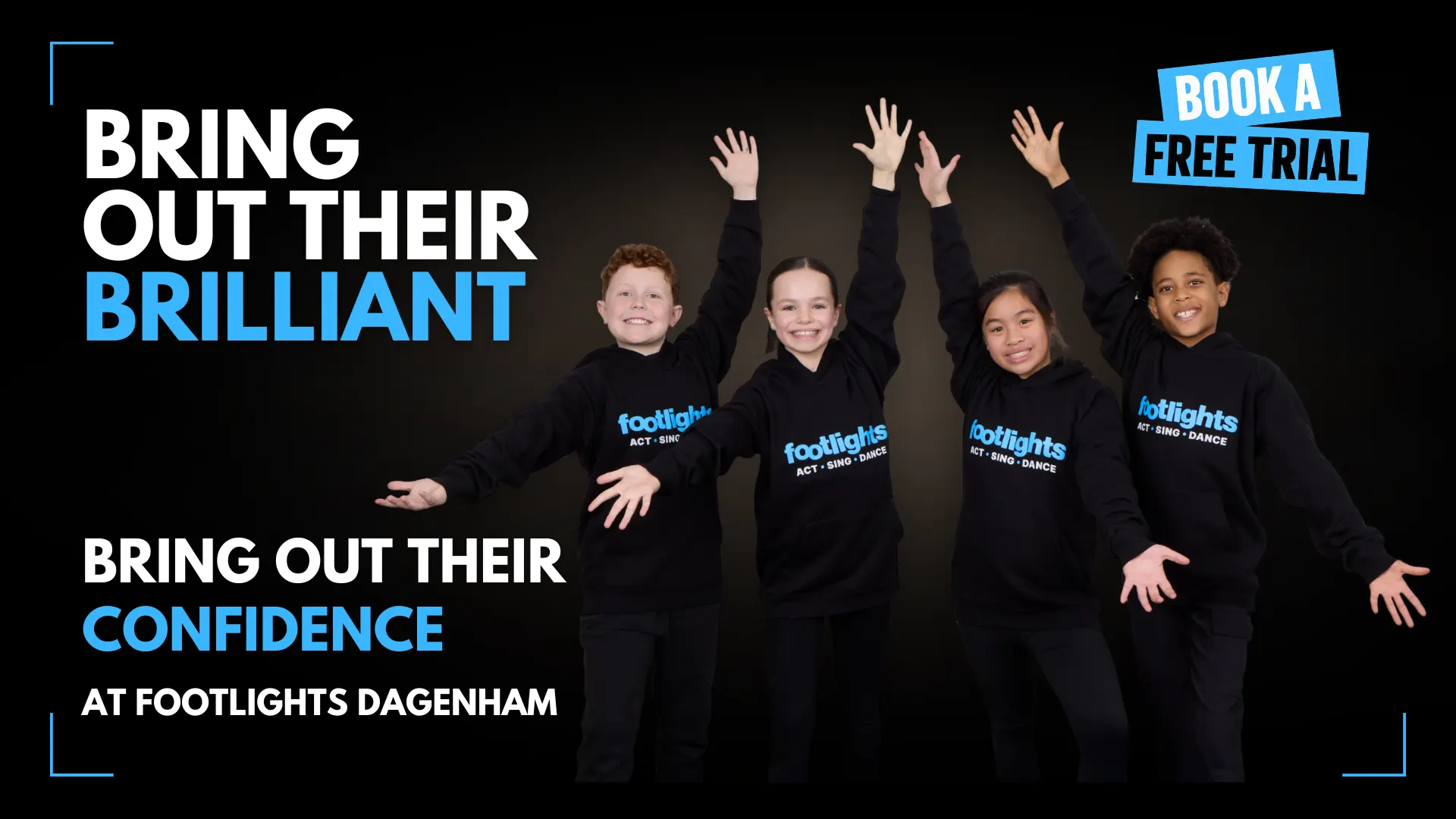 Children building confidence through acting, singing and dance at Footlights Dagenham