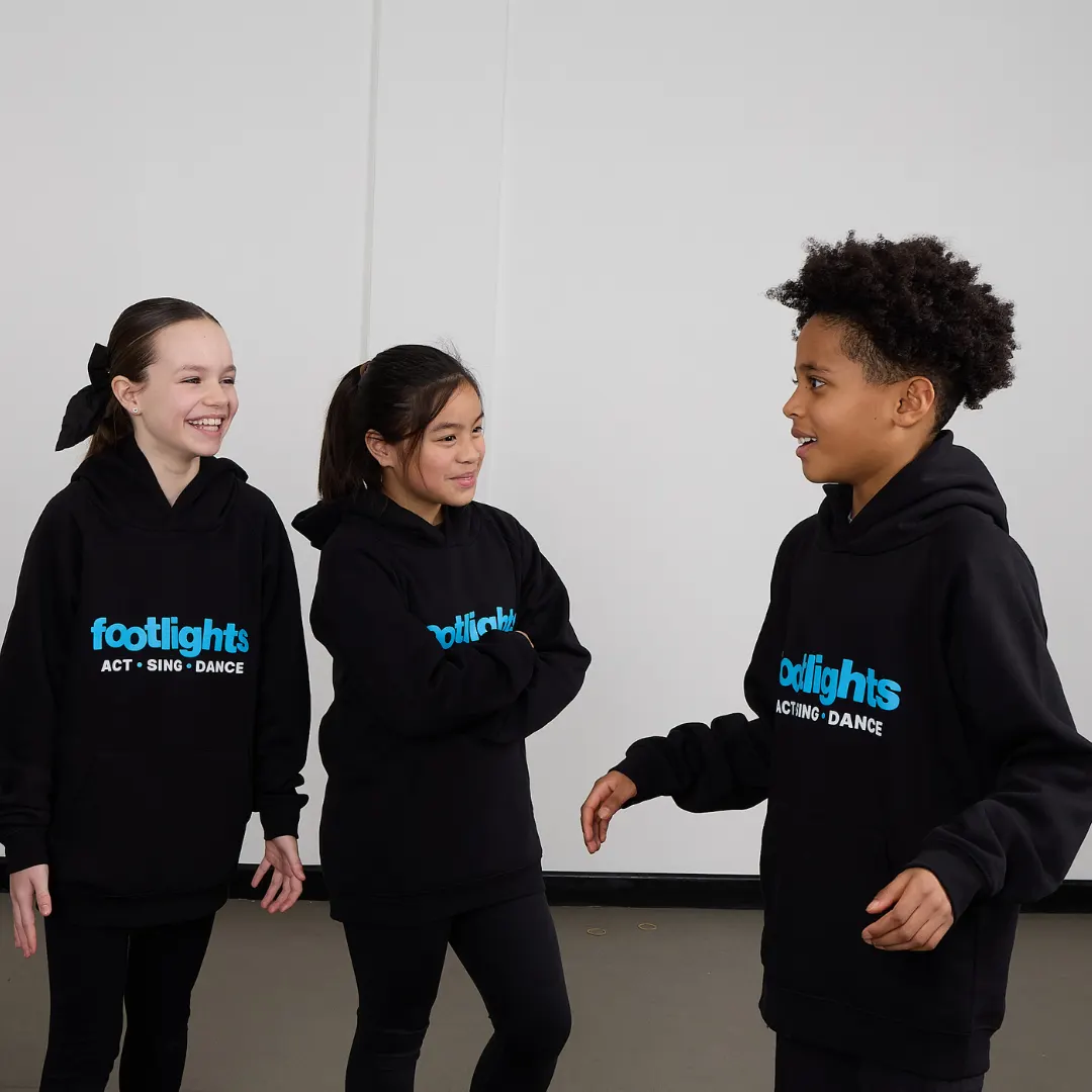 Footlights students taking part in an acting  class